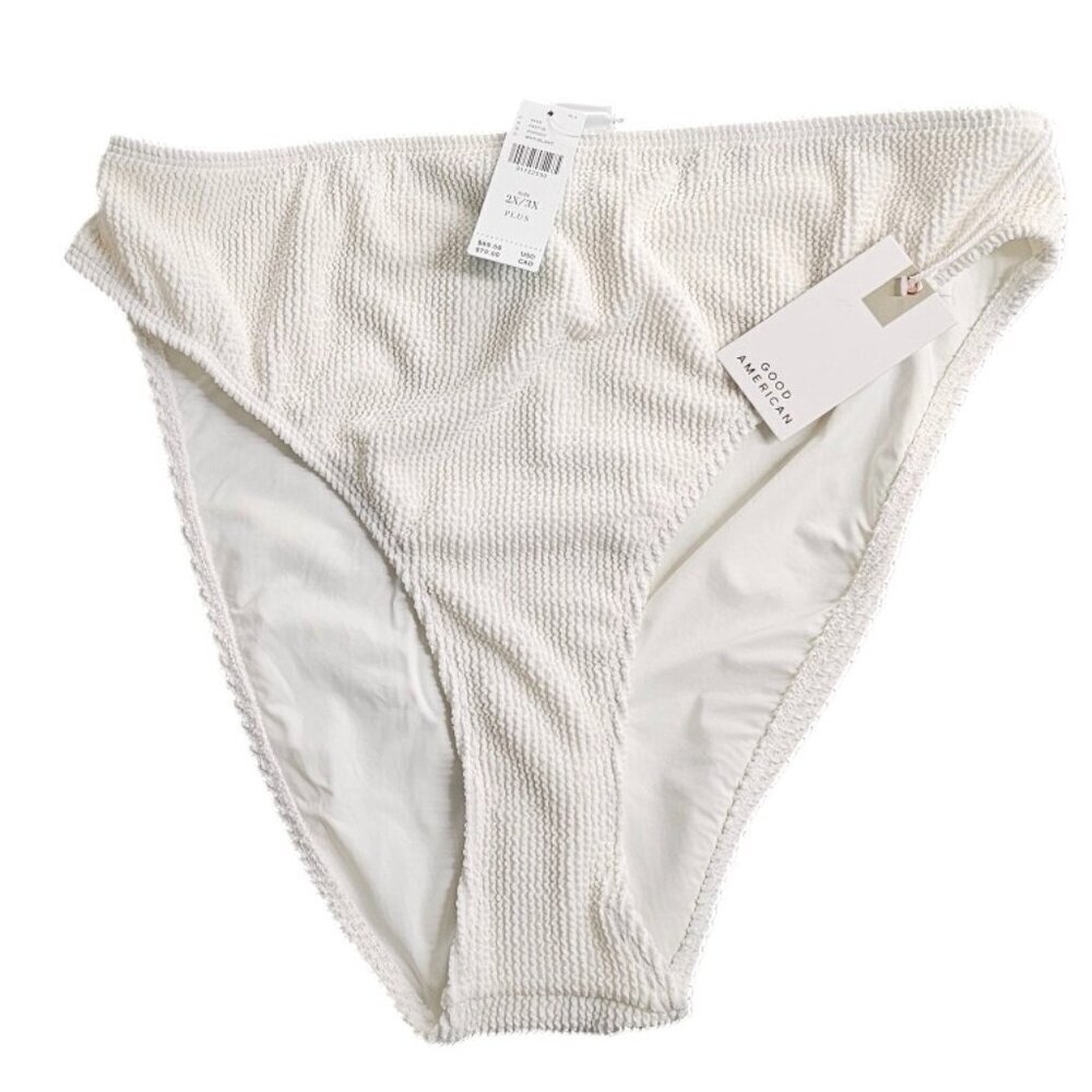 Good American Always Fits Good Waist Bikini Bottoms Textured Size 2X/3X NWT
